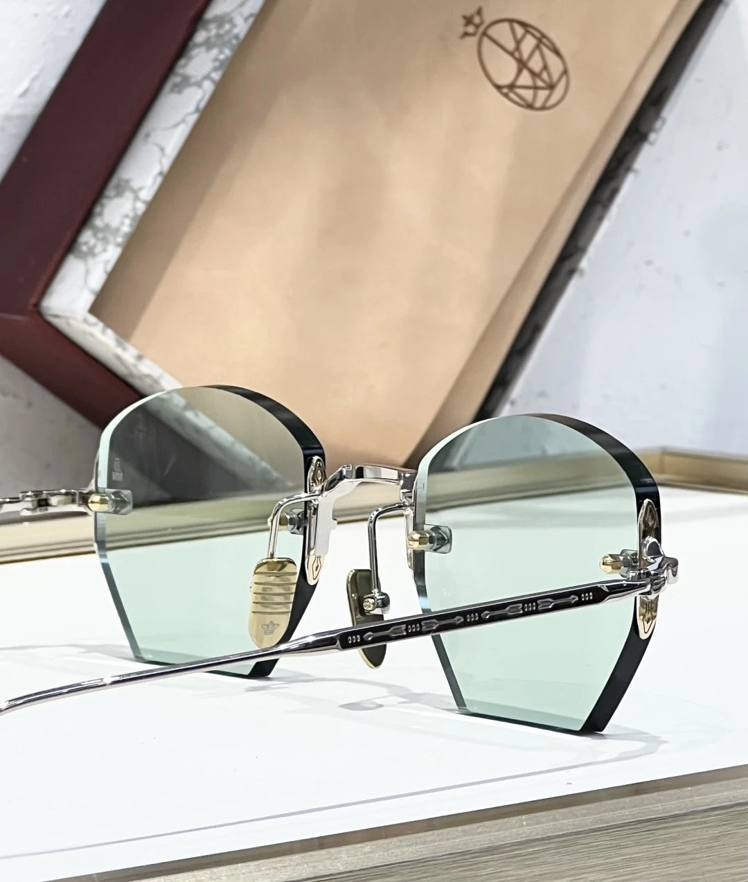 Jacques marie mage OATMAN luxury retro fashion shades sunglasses