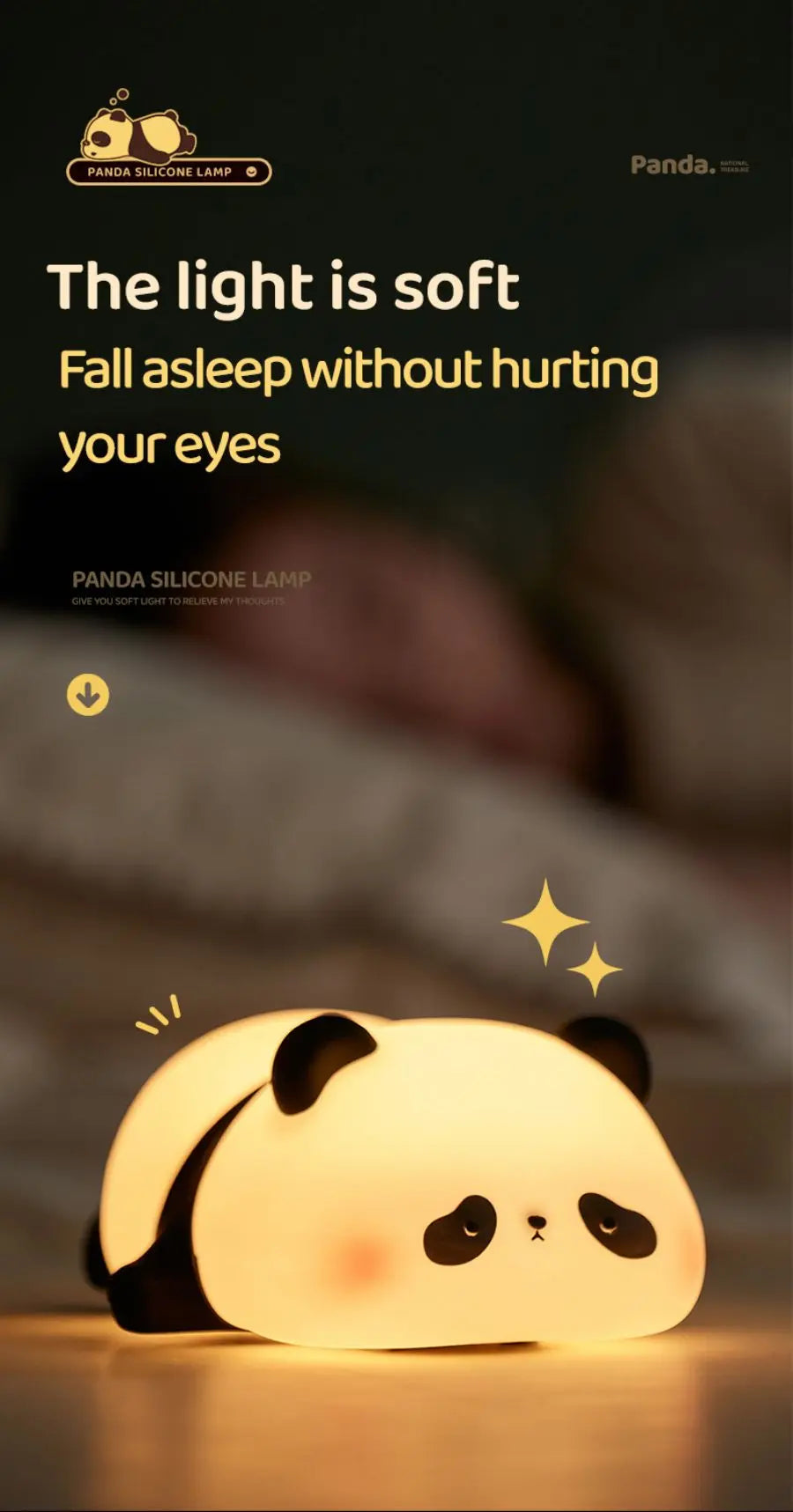 Cute animal LED night light – USB rechargeable amazing gift