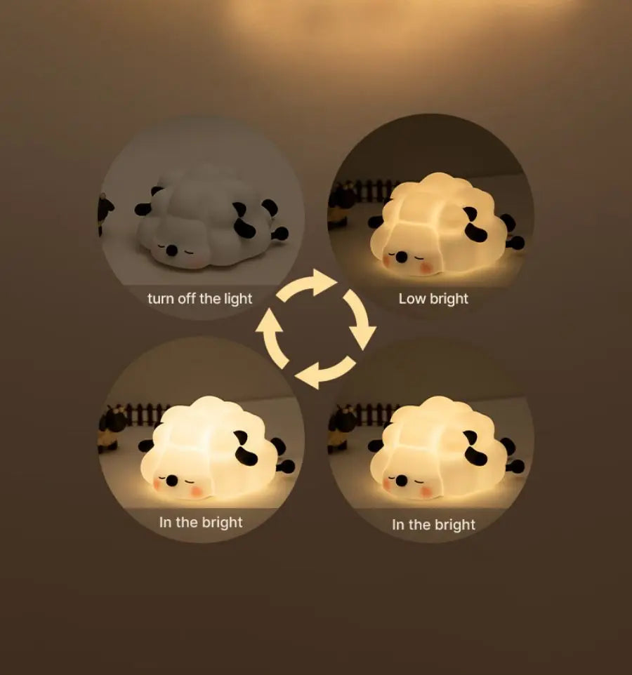 Cute animal LED night light – USB rechargeable amazing gift
