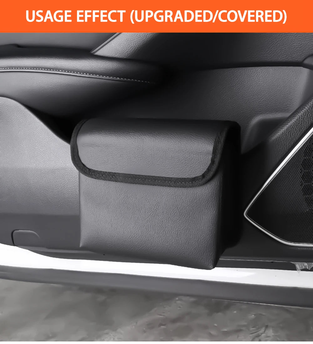 Car trash can Car door storage box foldable seat car Interior products