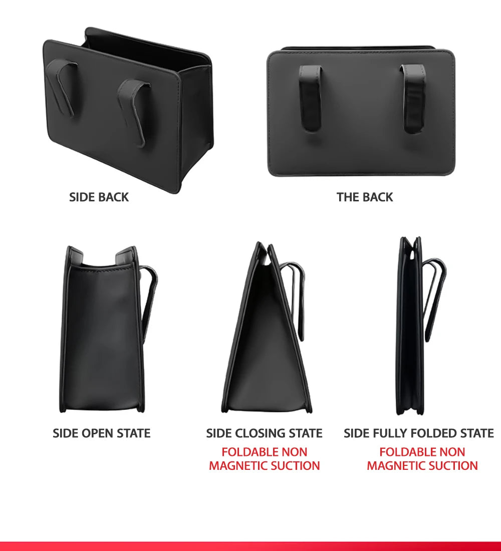 Car trash can Car door storage box foldable seat car Interior products