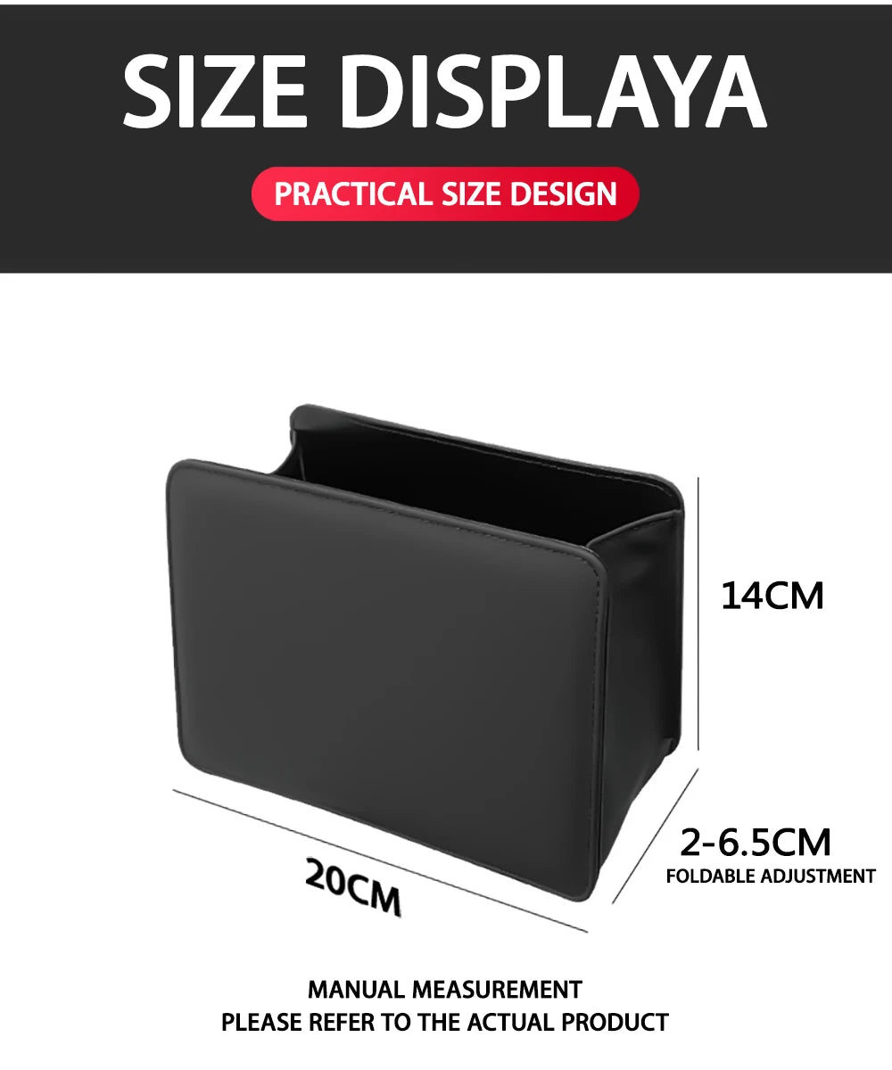 Car trash can Car door storage box foldable seat car Interior products