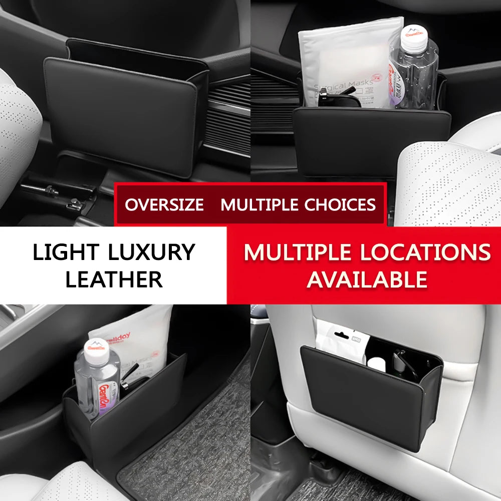 Car trash can Car door storage box foldable seat car Interior products