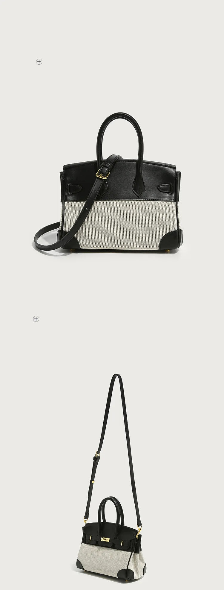 Luxury Linen Mini Platinum Bag – Elegant Handheld, Shoulder & Crossbody Women's Purse