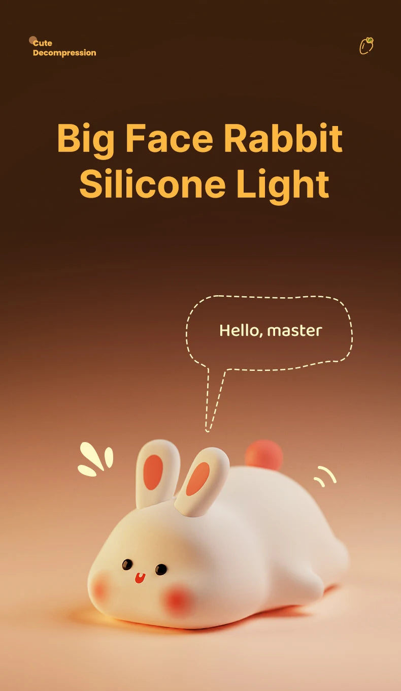 Cute animal LED night light – USB rechargeable amazing gift