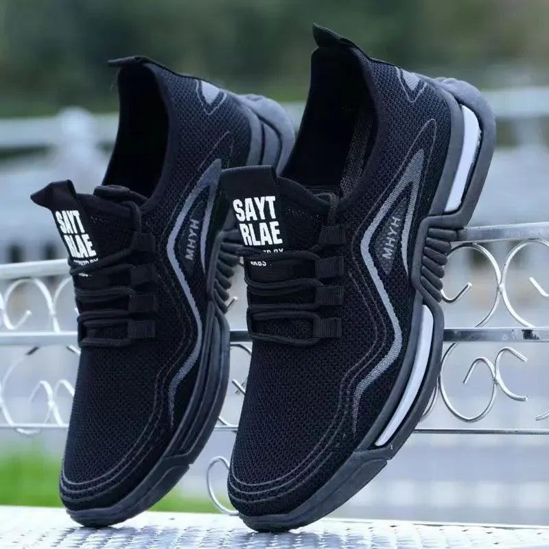 Sneakers Simple Casual Shoes Spring Outdoor Non-slip Breathable Running Shoes - ARI