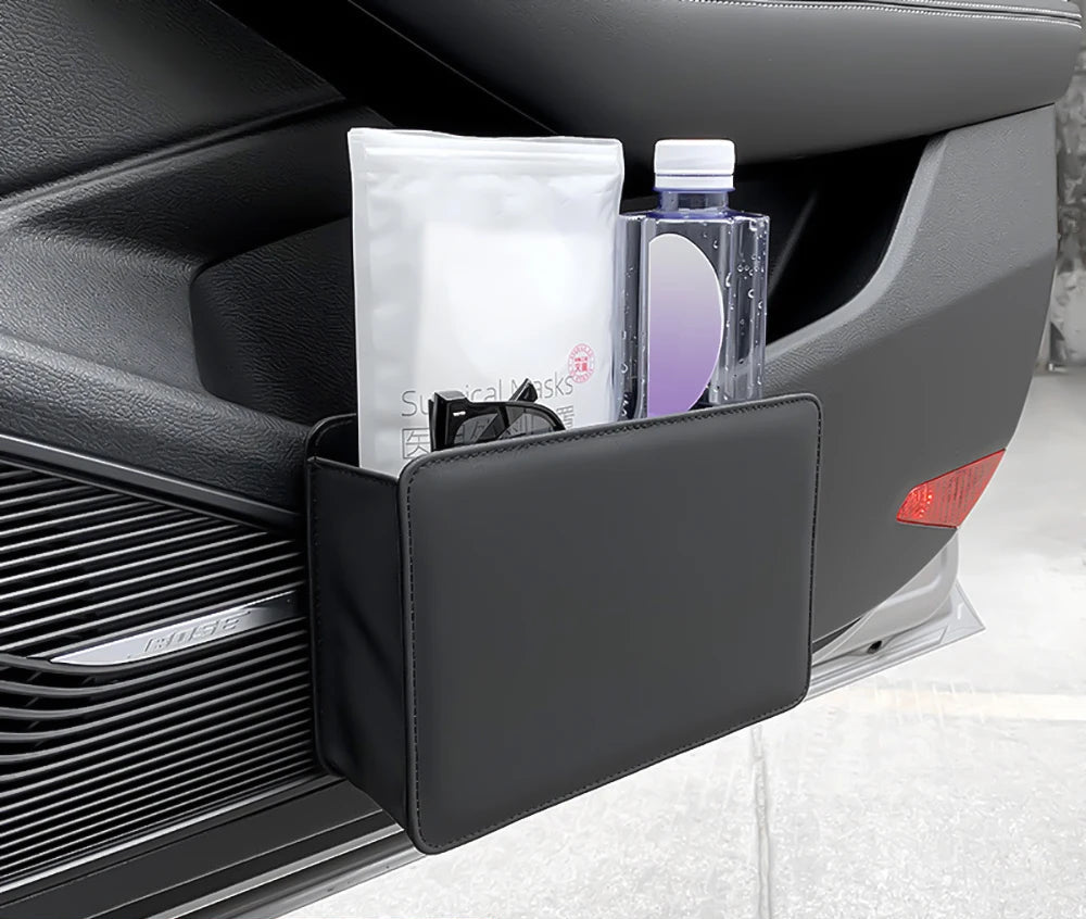 Car trash can Car door storage box foldable seat car Interior products
