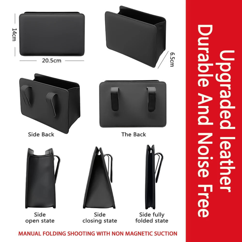 Car trash can Car door storage box foldable seat car Interior products