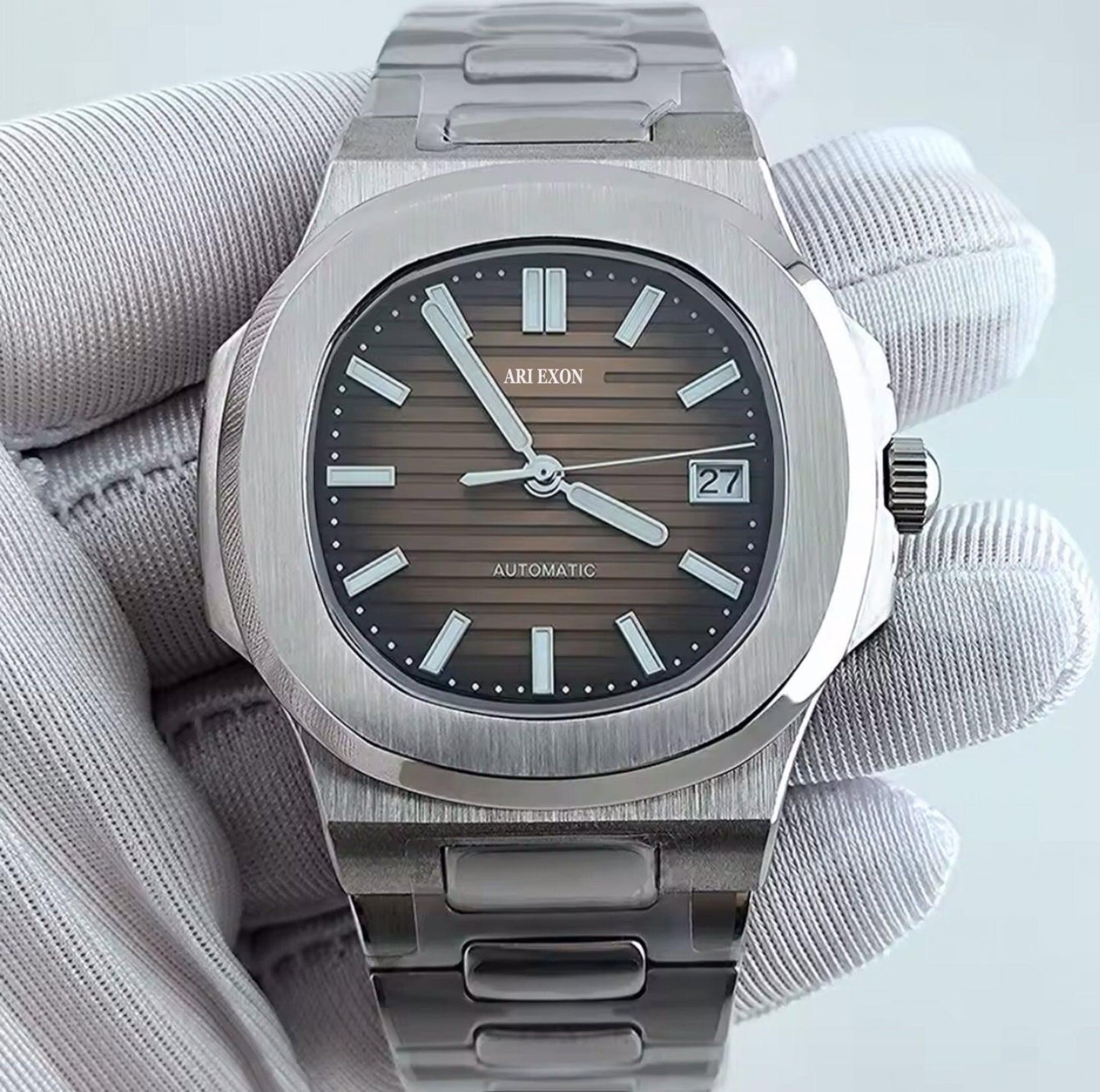 ARI EXON: timeless elegance stainless steel mechanical watch - ARI