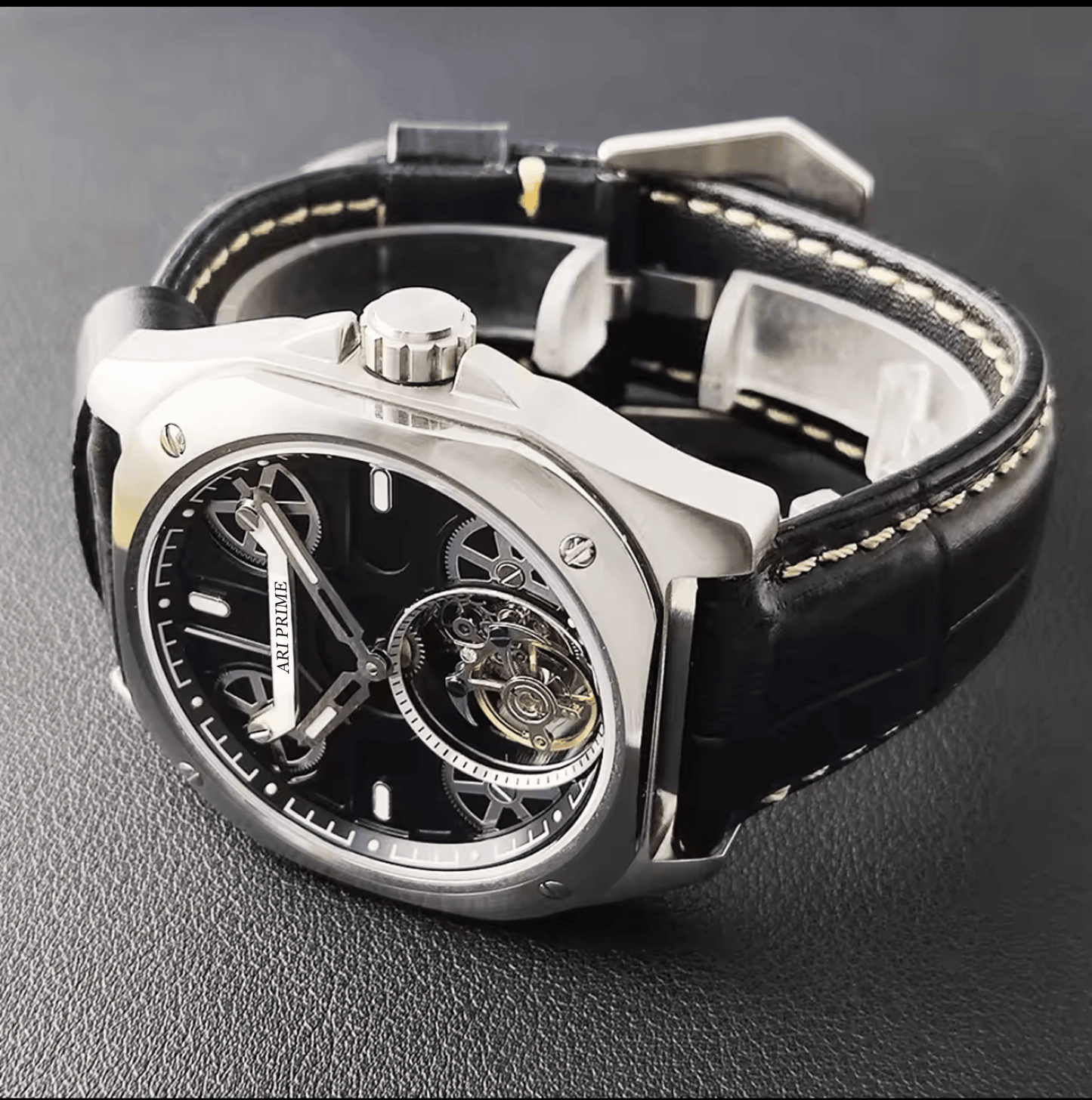 ARI PRIME Tourbillon watch mechanical movement Stainless steel - ARI