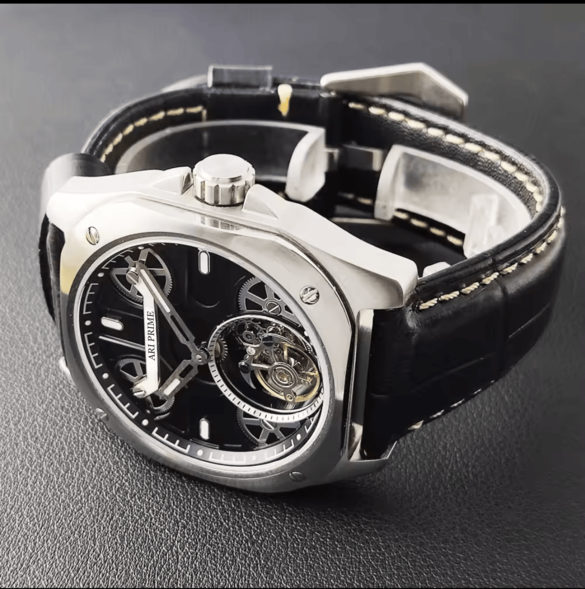 ARI PRIME Tourbillon watch mechanical movement Stainless steel - ARI