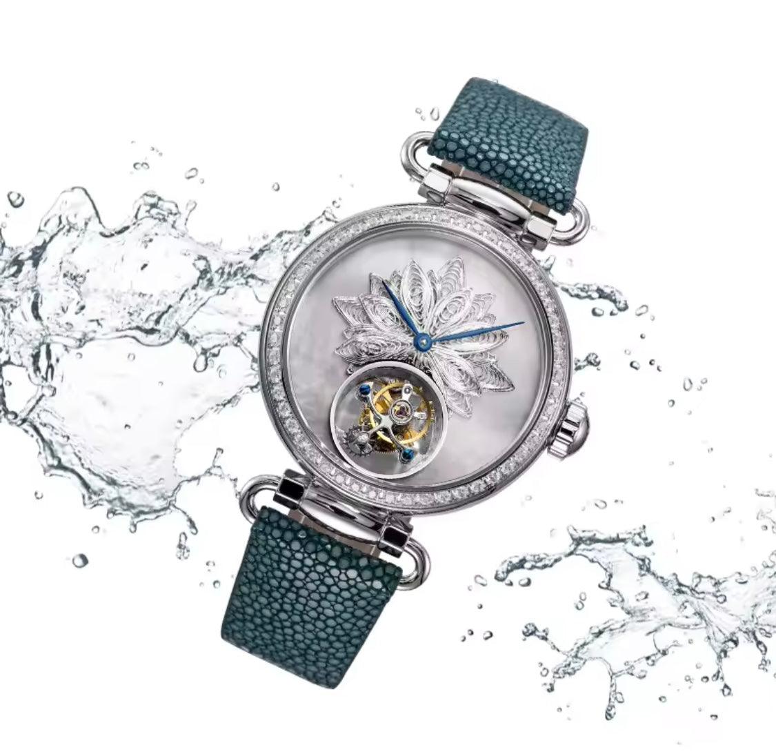 CLassic seagull Tourbillon mechanical luxury Vintage gift for women - ARI