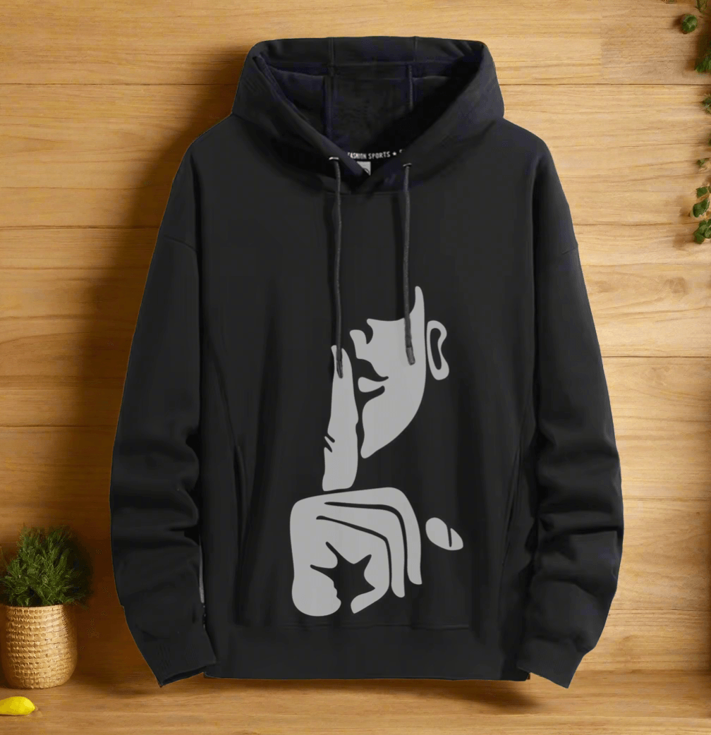 Silence Art Hoodie Warm and Street Style - ARI