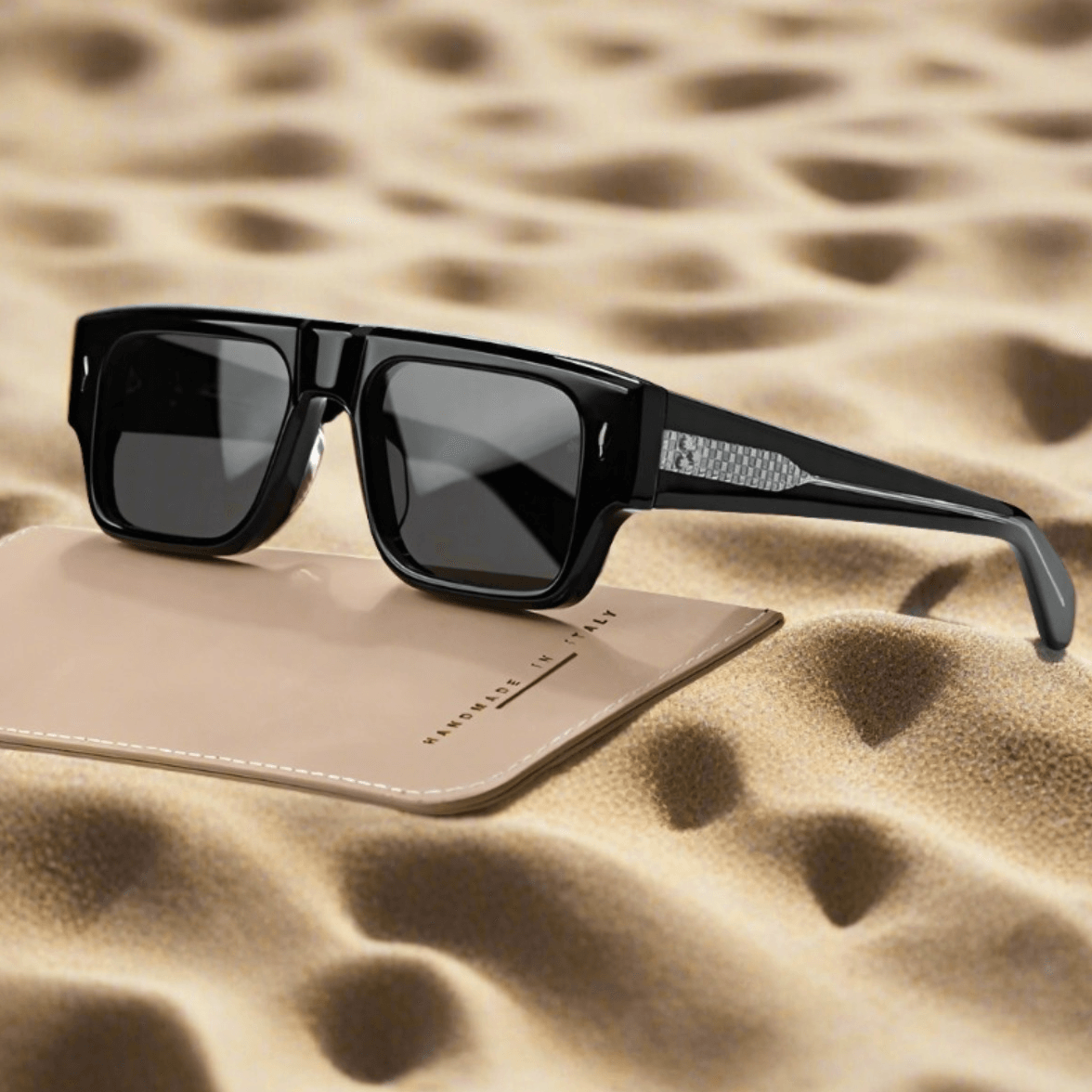 Limited JMM DEVOTO brand design square acetate - ARI
