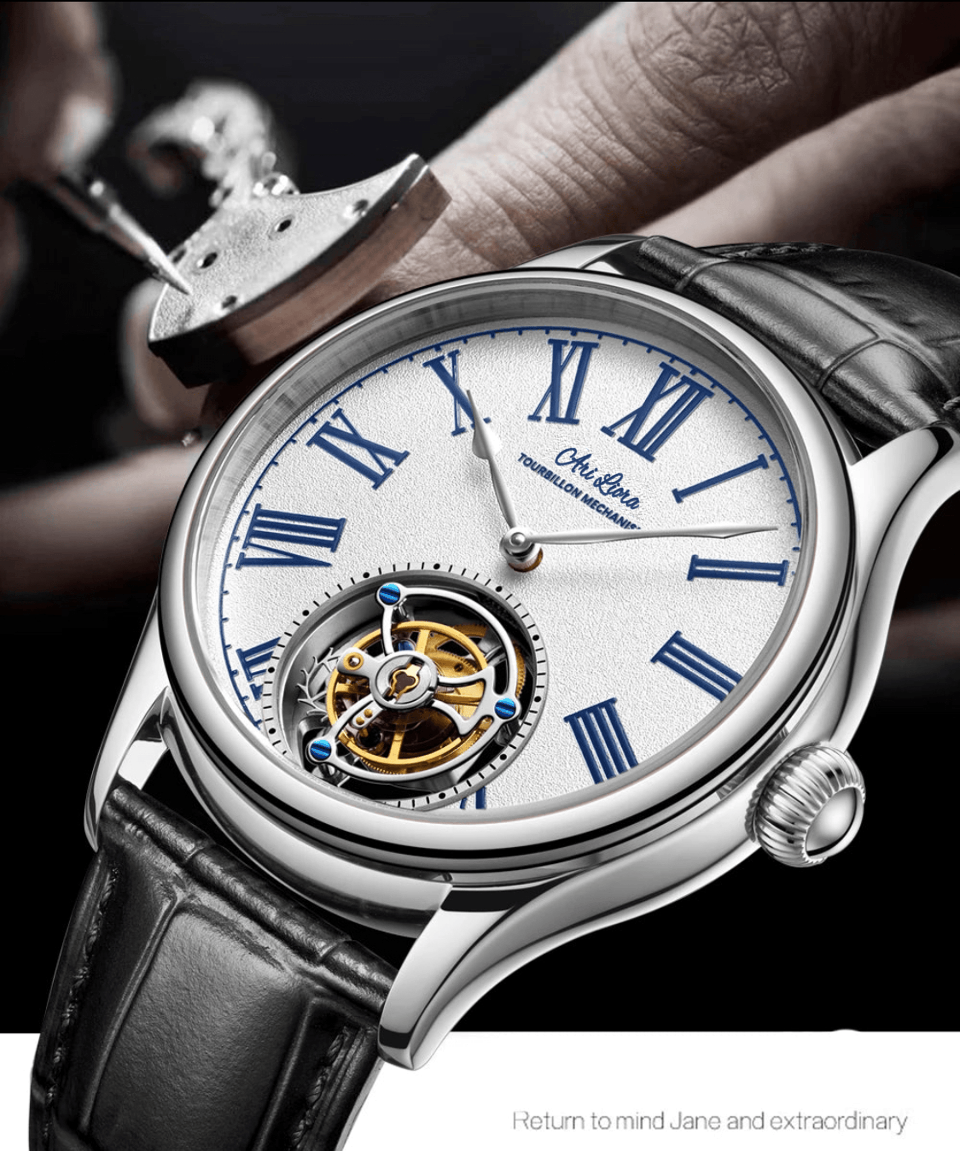 Ari LIORA Tourbillon watch masterpiece of craftsmanship skeleton - ARI