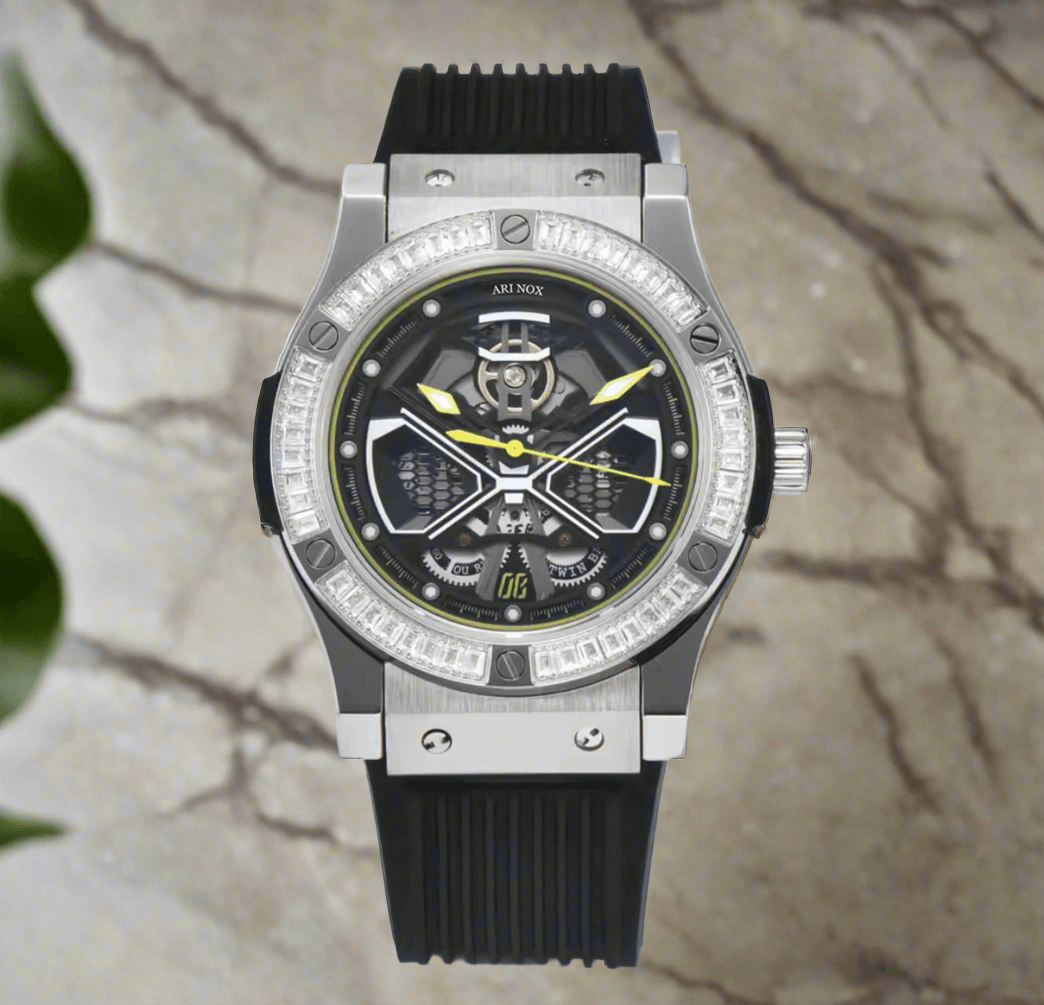 ARI NOX,Knight sapphire glass Stainless Steel mechanical watch - ARI