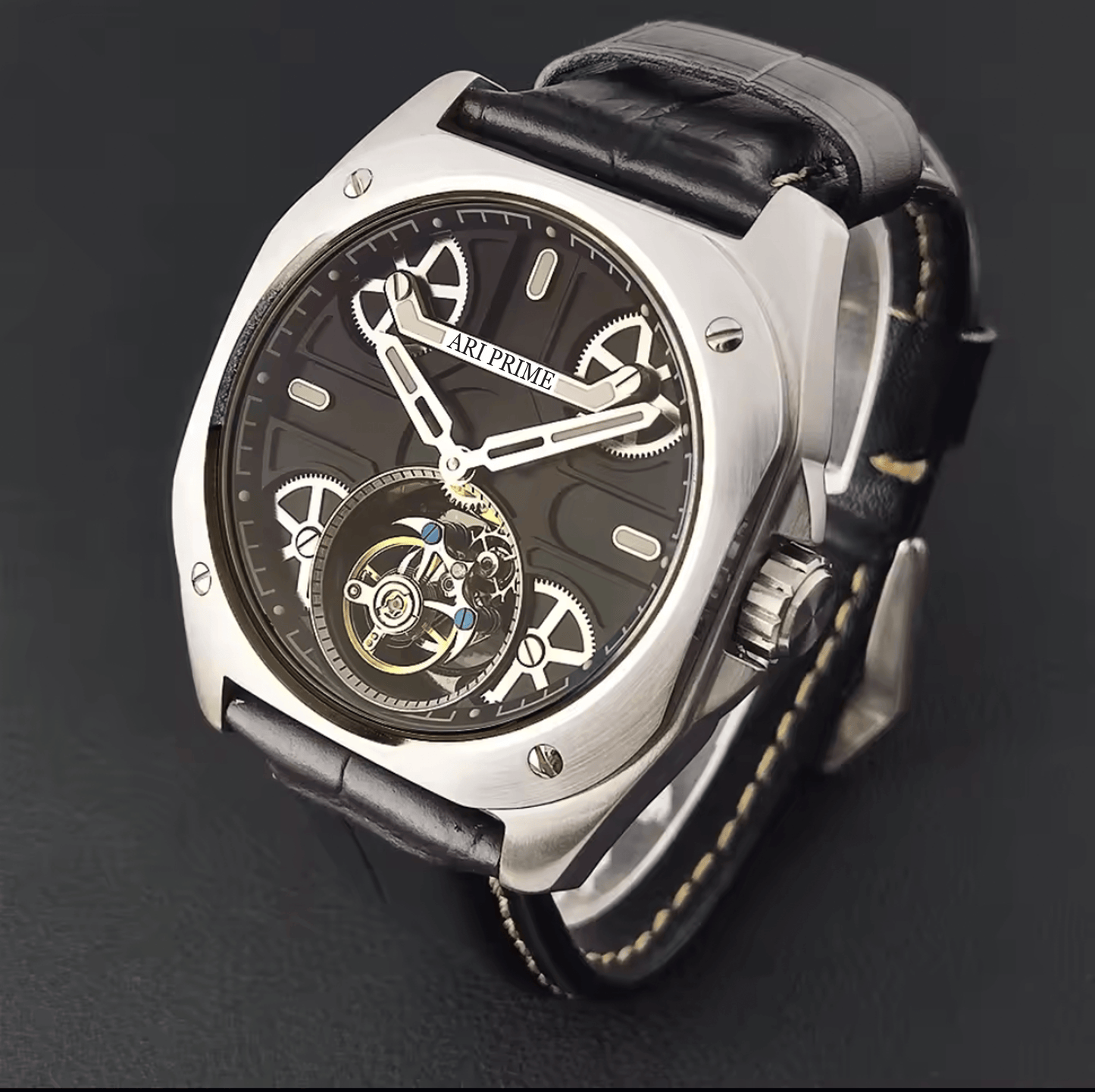 ARI PRIME Tourbillon watch mechanical movement Stainless steel - ARI