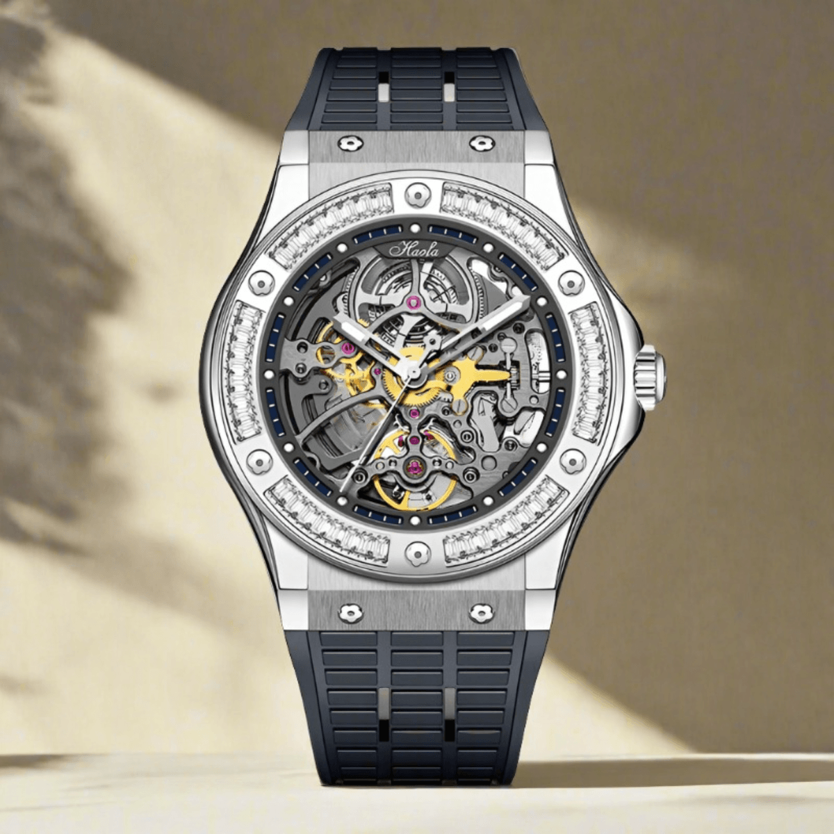 Haofa skeleton watch,Luxury automatic mechanical - ARI