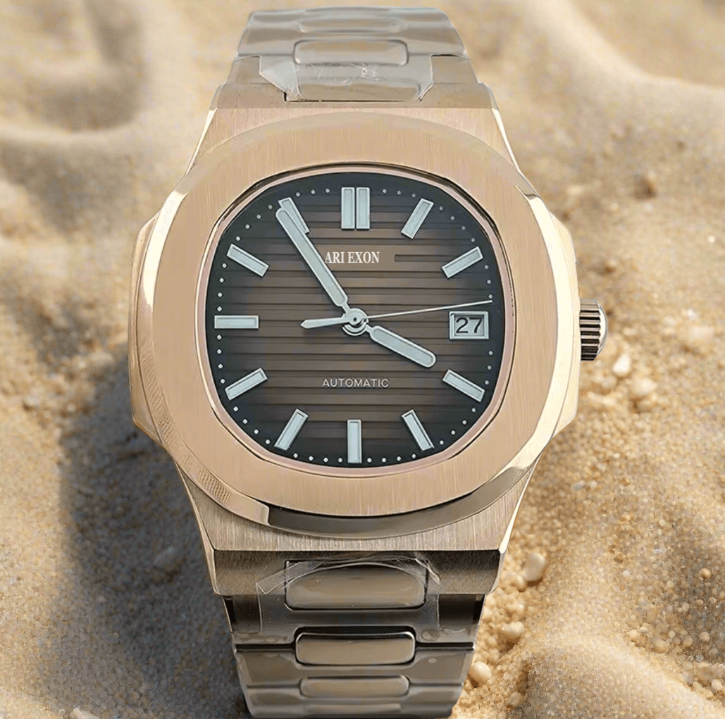 ARI EXON: timeless elegance stainless steel mechanical watch - ARI