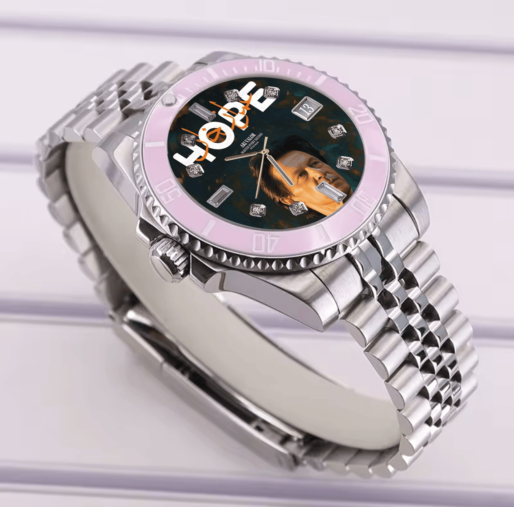 IMRAN KHAN,Valor watches stainless steel case - ARI