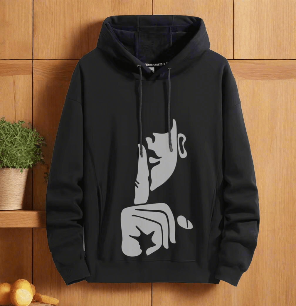 Silence Art Hoodie Warm and Street Style - ARI