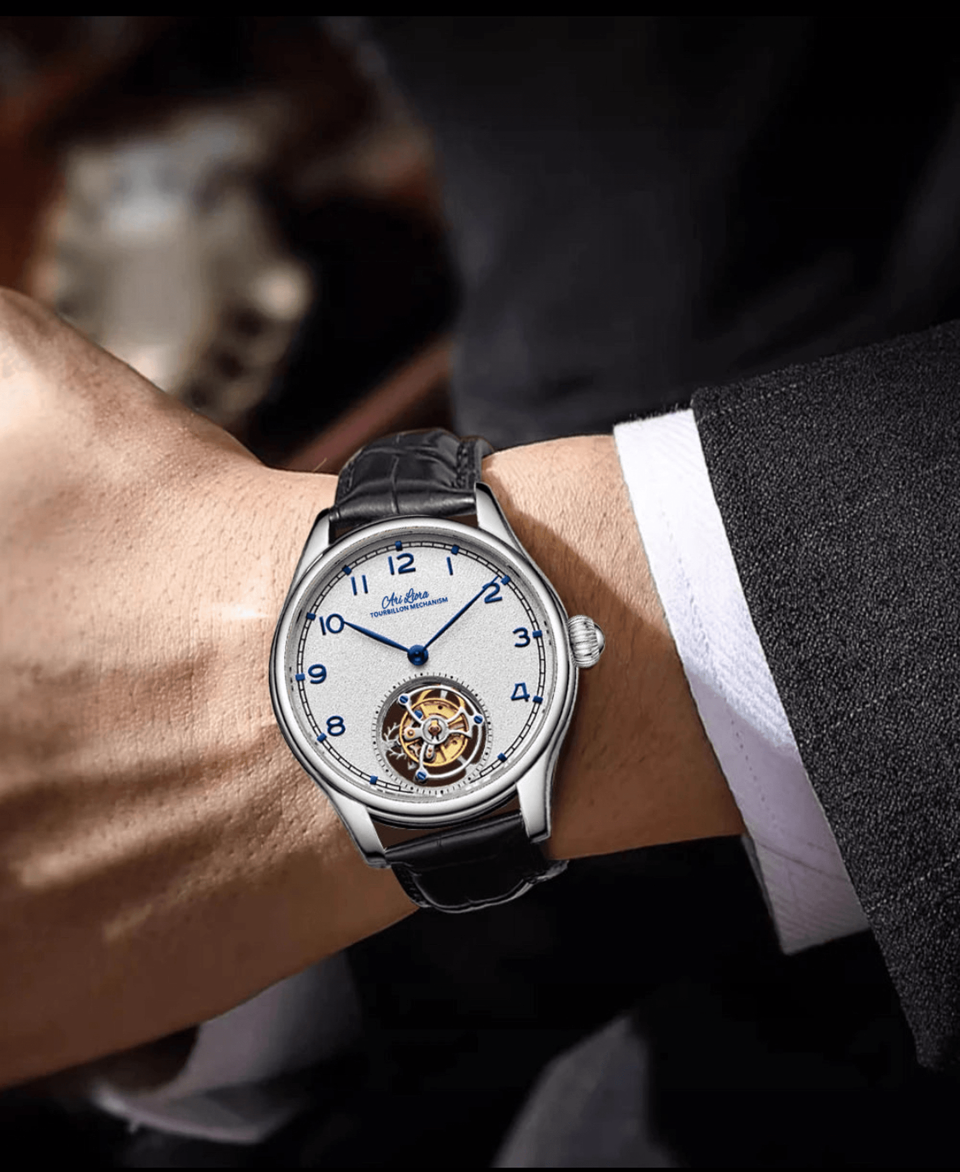 ARI LIORA,Luxury tourbillon movement timepiece mechanical watch - ARI