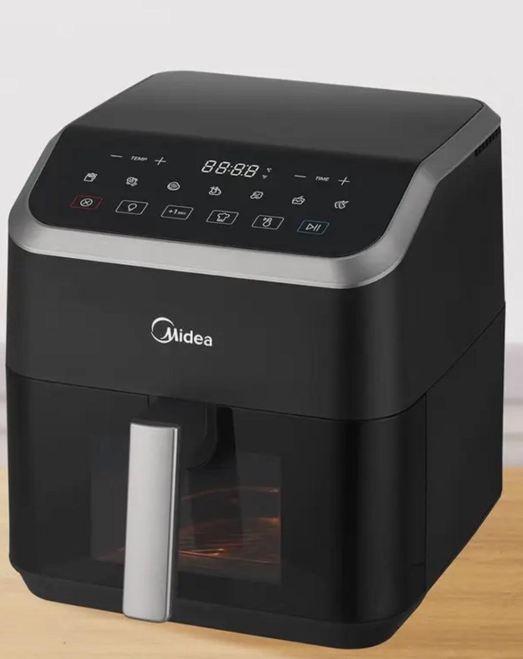 Hot air Fryer Large capacity, heats press technology, 90% Less Oil, Energy and Time Saving midea - ARI