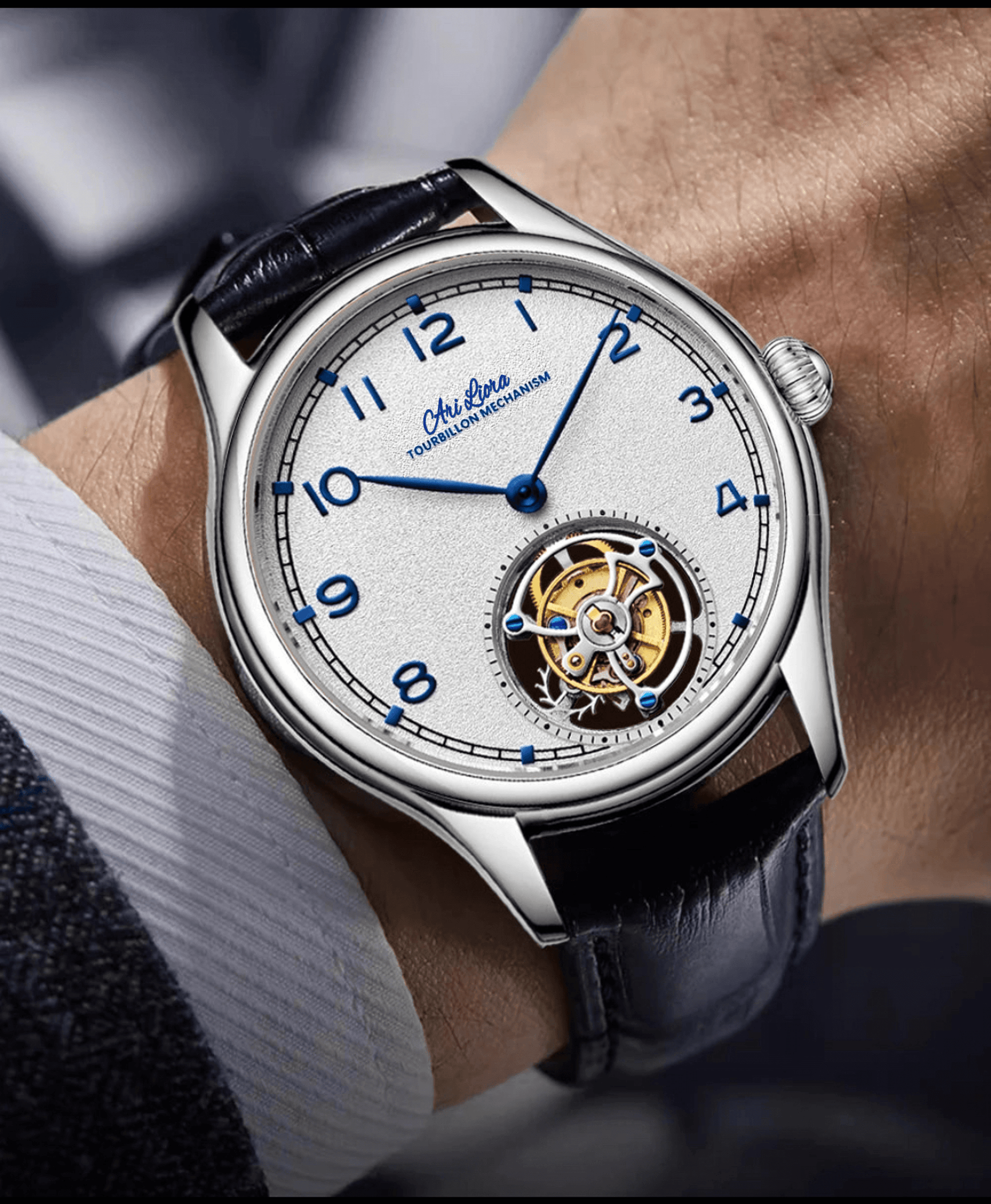 ARI LIORA,Luxury tourbillon movement timepiece mechanical watch - ARI
