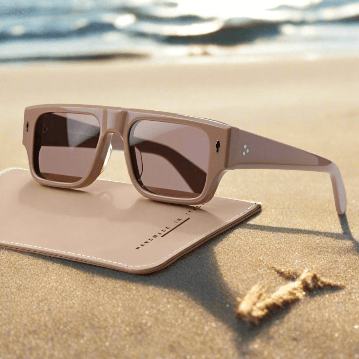 Limited JMM DEVOTO brand design square acetate - ARI
