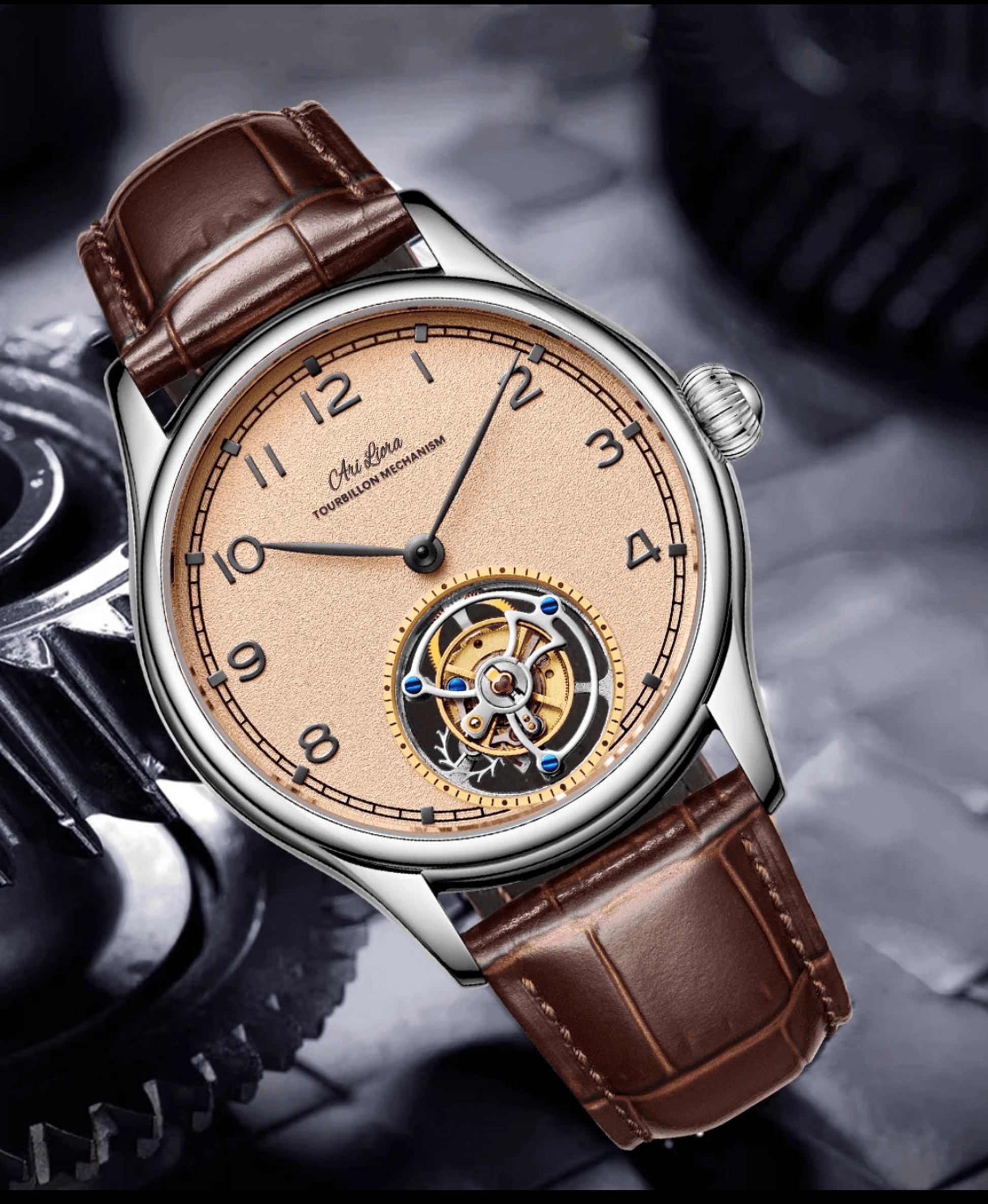 ARI LIORA,Luxury tourbillon movement timepiece mechanical watch - ARI