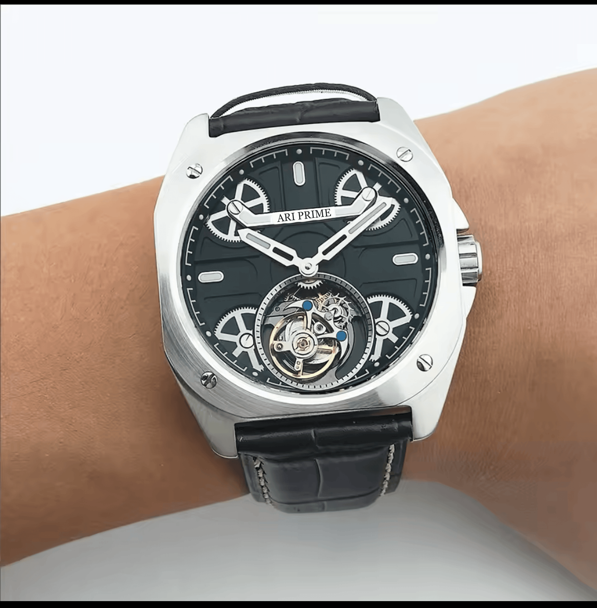 ARI PRIME Tourbillon watch mechanical movement Stainless steel - ARI