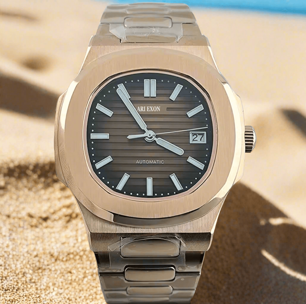 ARI EXON: timeless elegance stainless steel mechanical watch - ARI