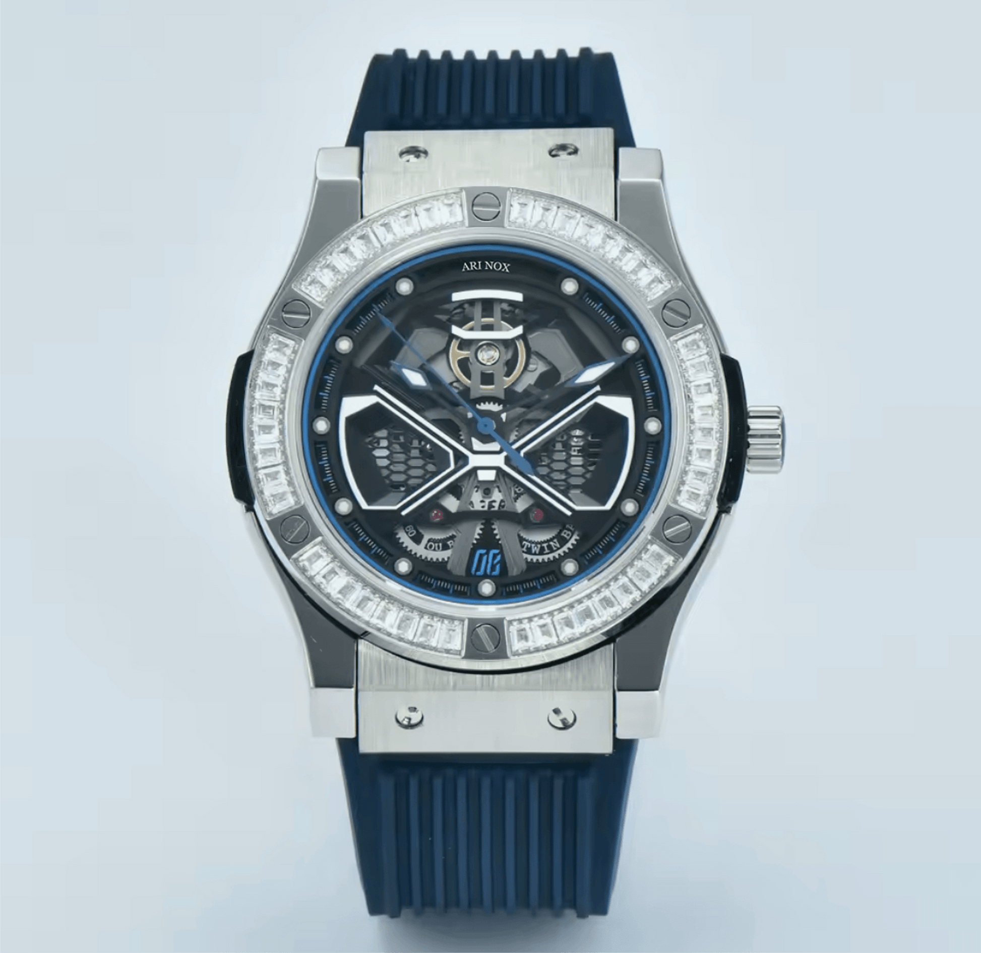 ARI NOX,Knight sapphire glass Stainless Steel mechanical watch - ARI