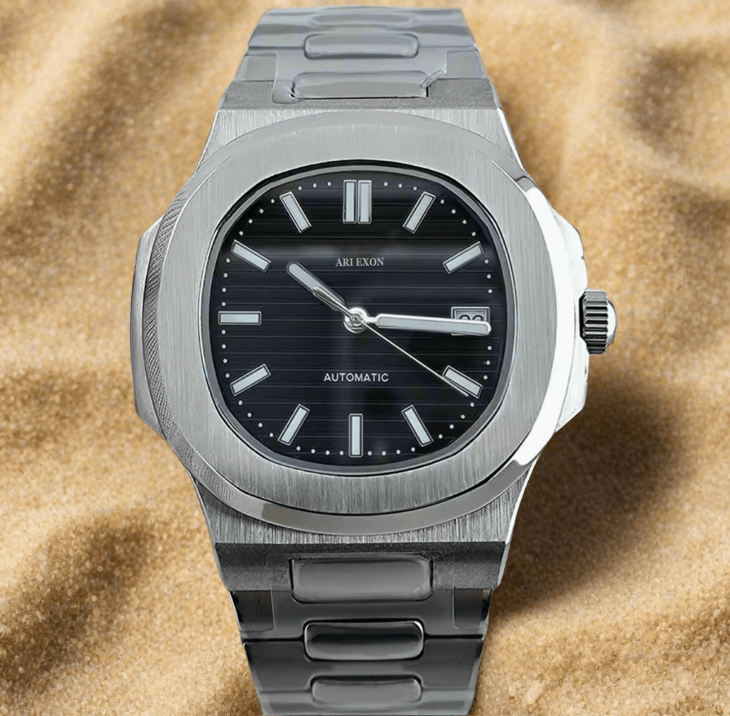 ARI EXON: timeless elegance stainless steel mechanical watch - ARI