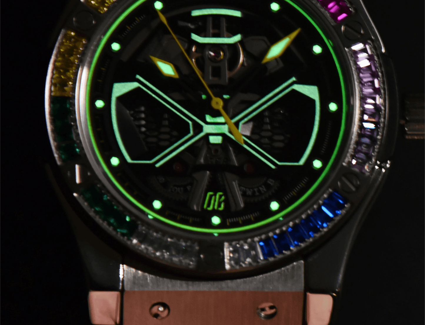 ARI NOX,Knight sapphire glass Stainless Steel mechanical watch - ARI