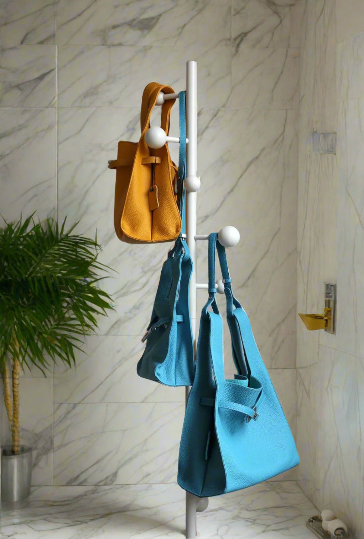 ARI classic curve underarm shoulder bag in fine leather,hj