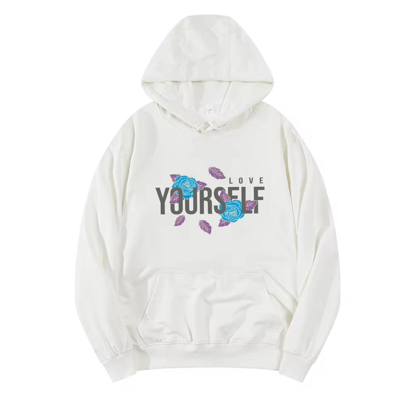 LOVE YOURSELF ,2025 New Fashionable Round Neck Sweater for Spring & Autumn - ARI