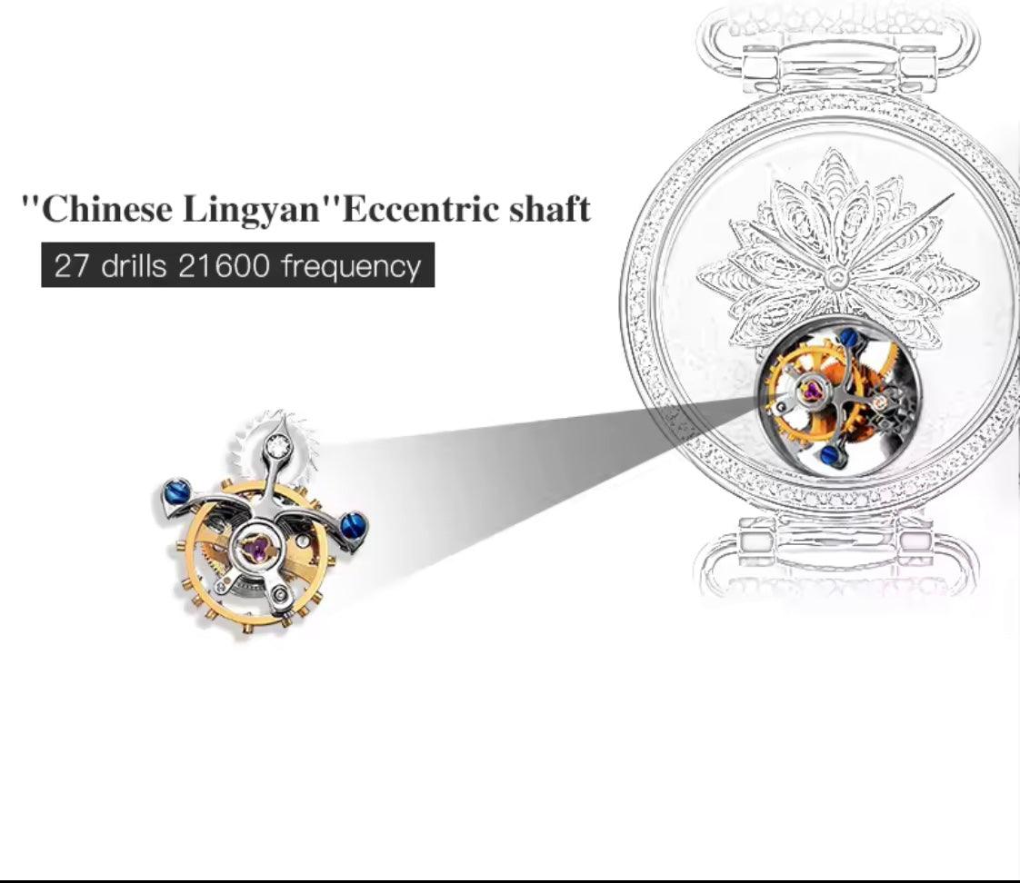 CLassic seagull Tourbillon mechanical luxury Vintage gift for women - ARI