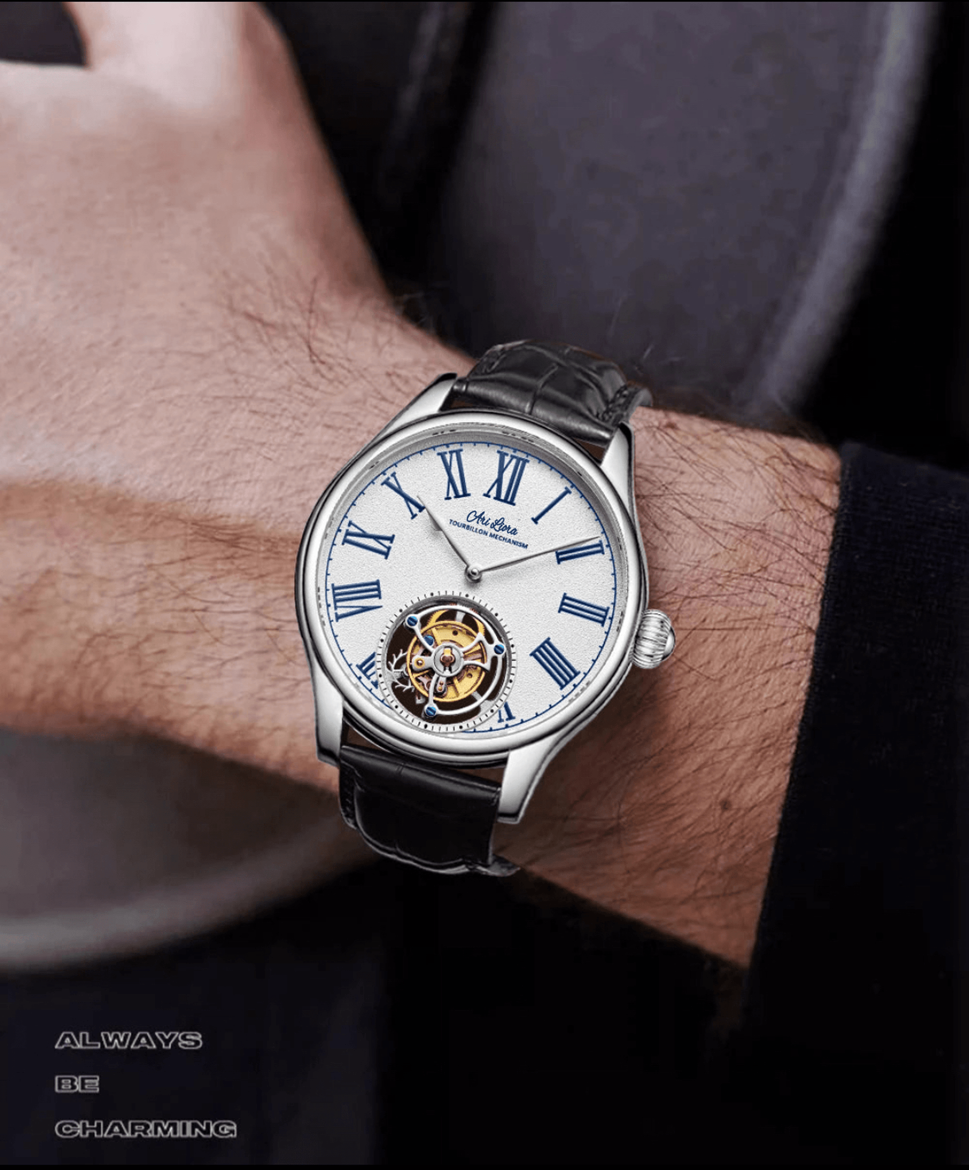 Ari LIORA Tourbillon watch masterpiece of craftsmanship skeleton - ARI