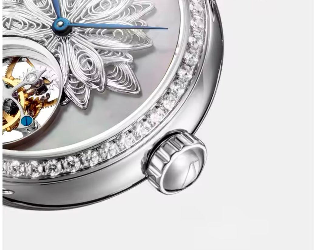 CLassic seagull Tourbillon mechanical luxury Vintage gift for women - ARI