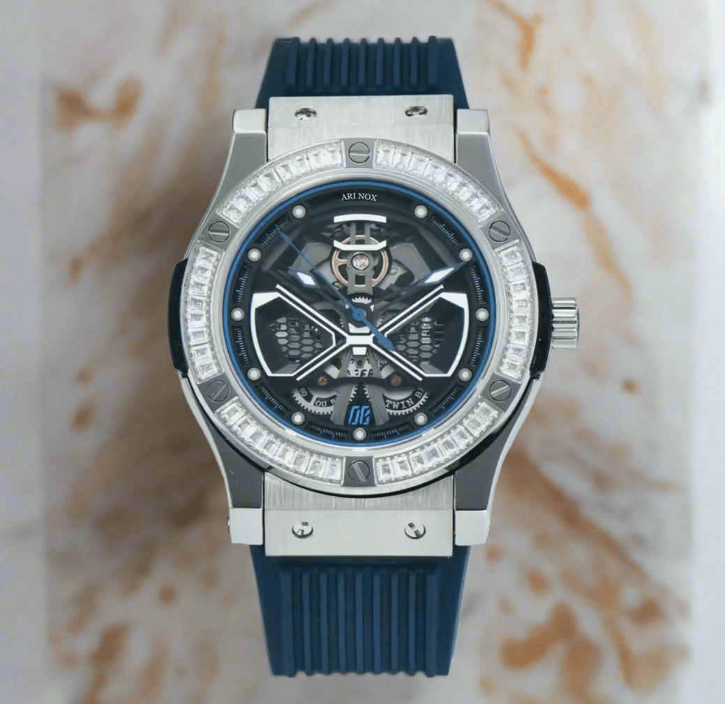 ARI NOX,Knight sapphire glass Stainless Steel mechanical watch - ARI