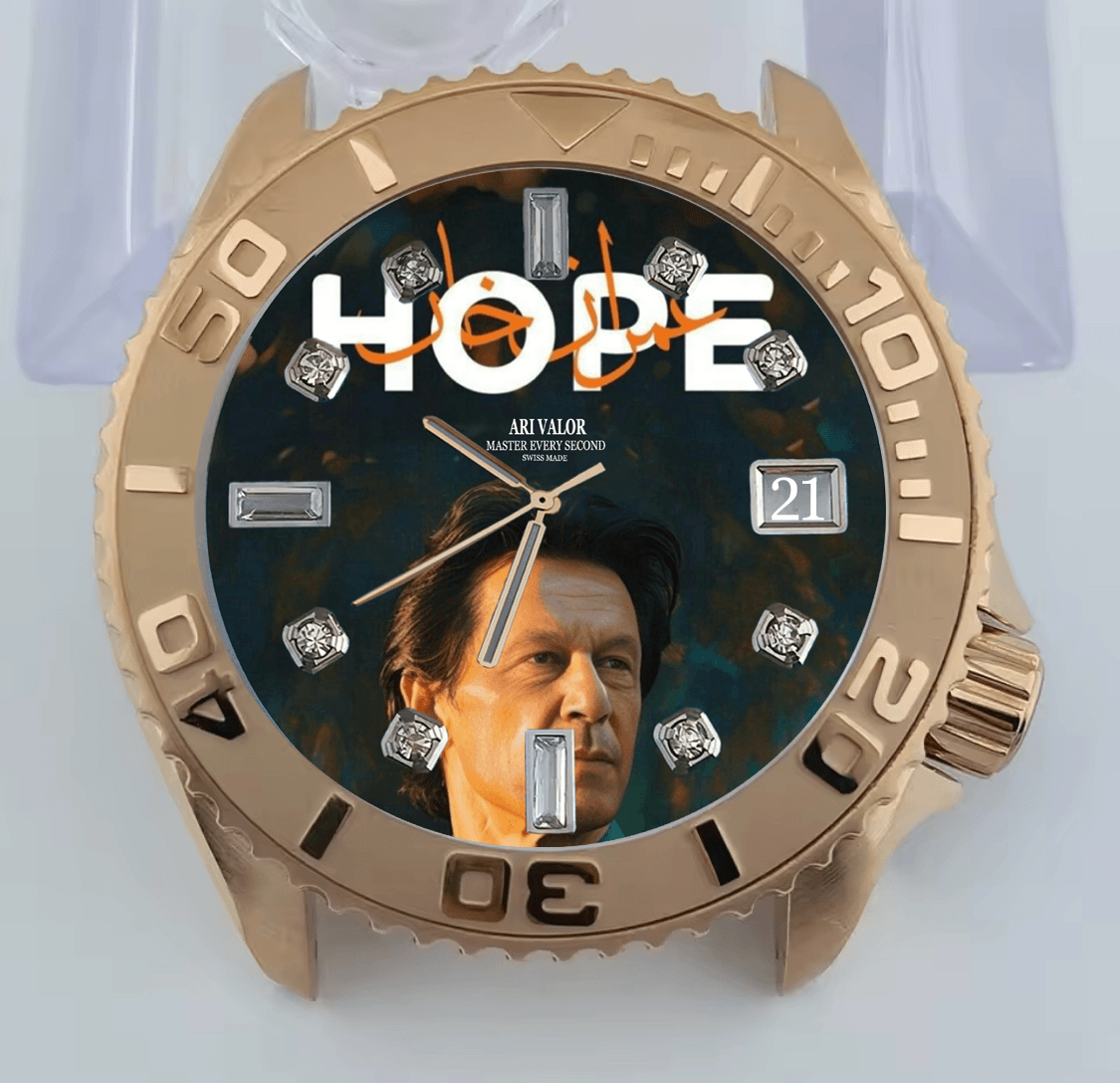 IMRAN KHAN,Valor watches stainless steel case - ARI