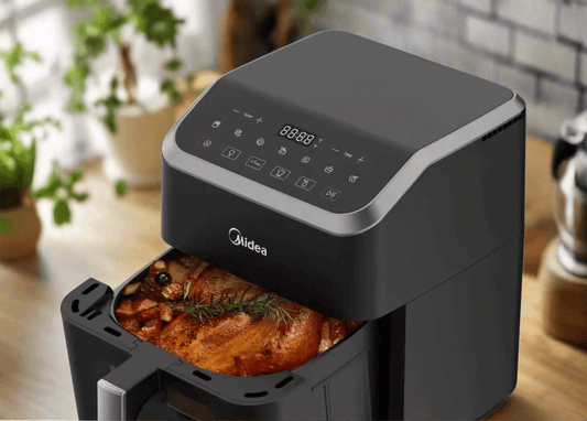 Hot air Fryer Large capacity, heats press technology, 90% Less Oil, Energy and Time Saving midea - ARI