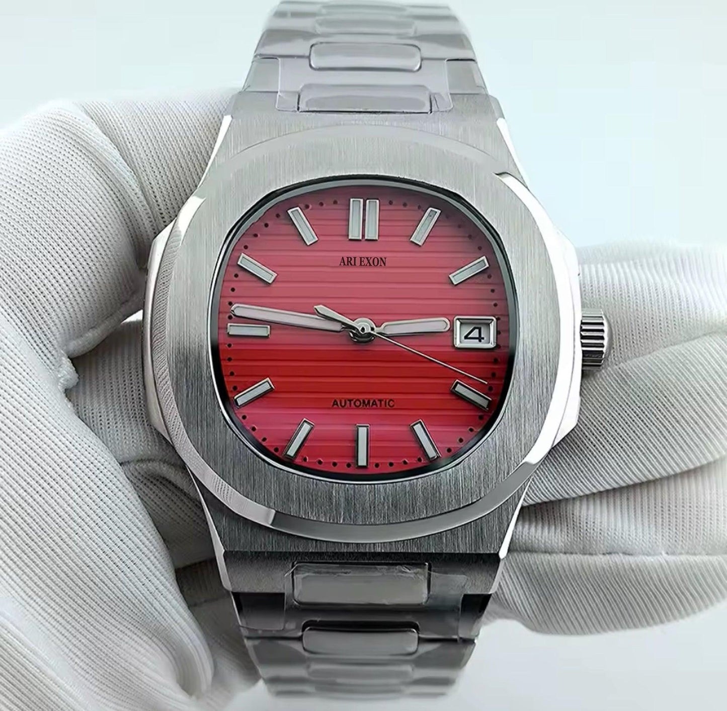 ARI EXON: timeless elegance stainless steel mechanical watch - ARI