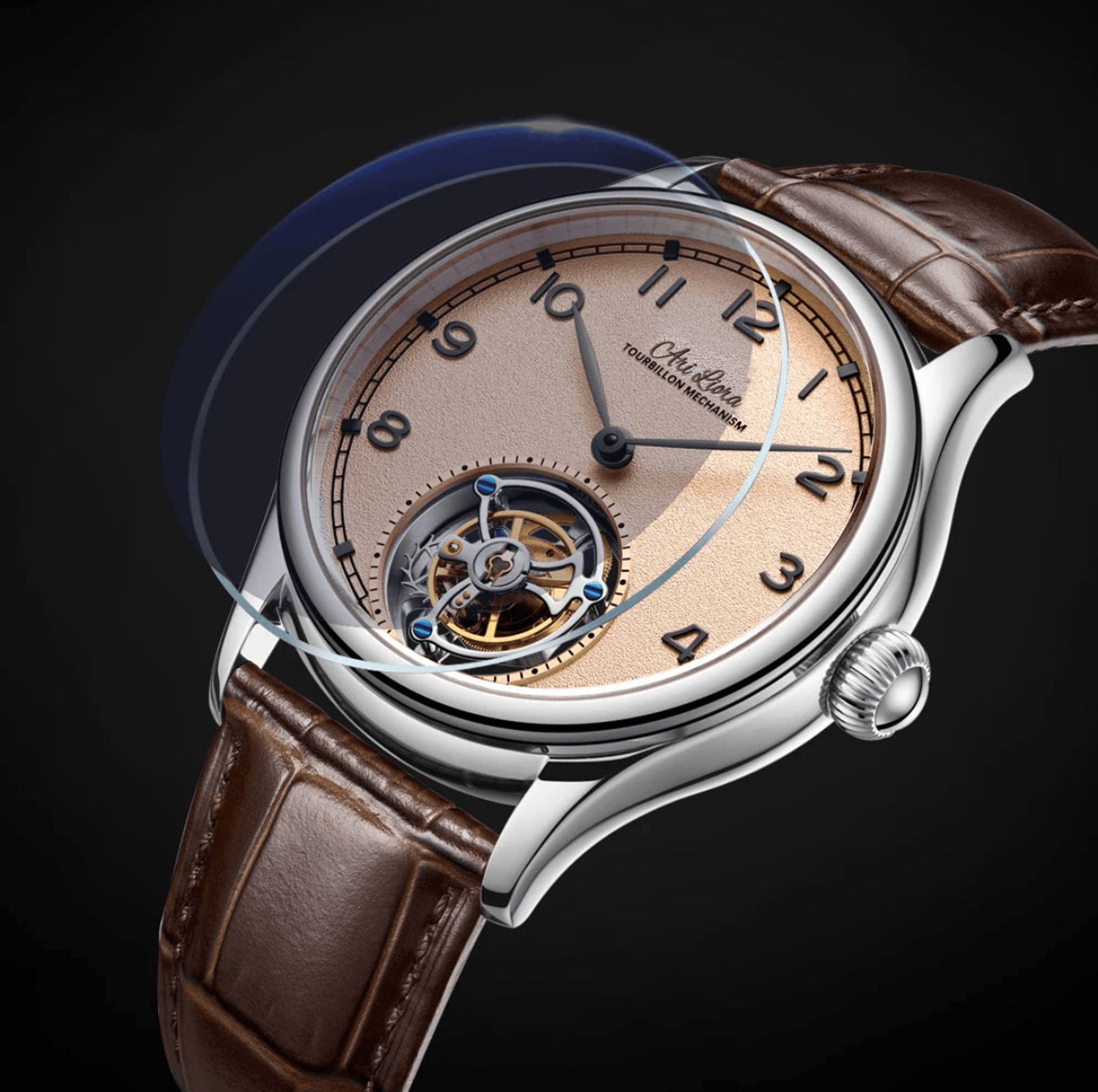 ARI LIORA,Luxury tourbillon movement timepiece mechanical watch - ARI