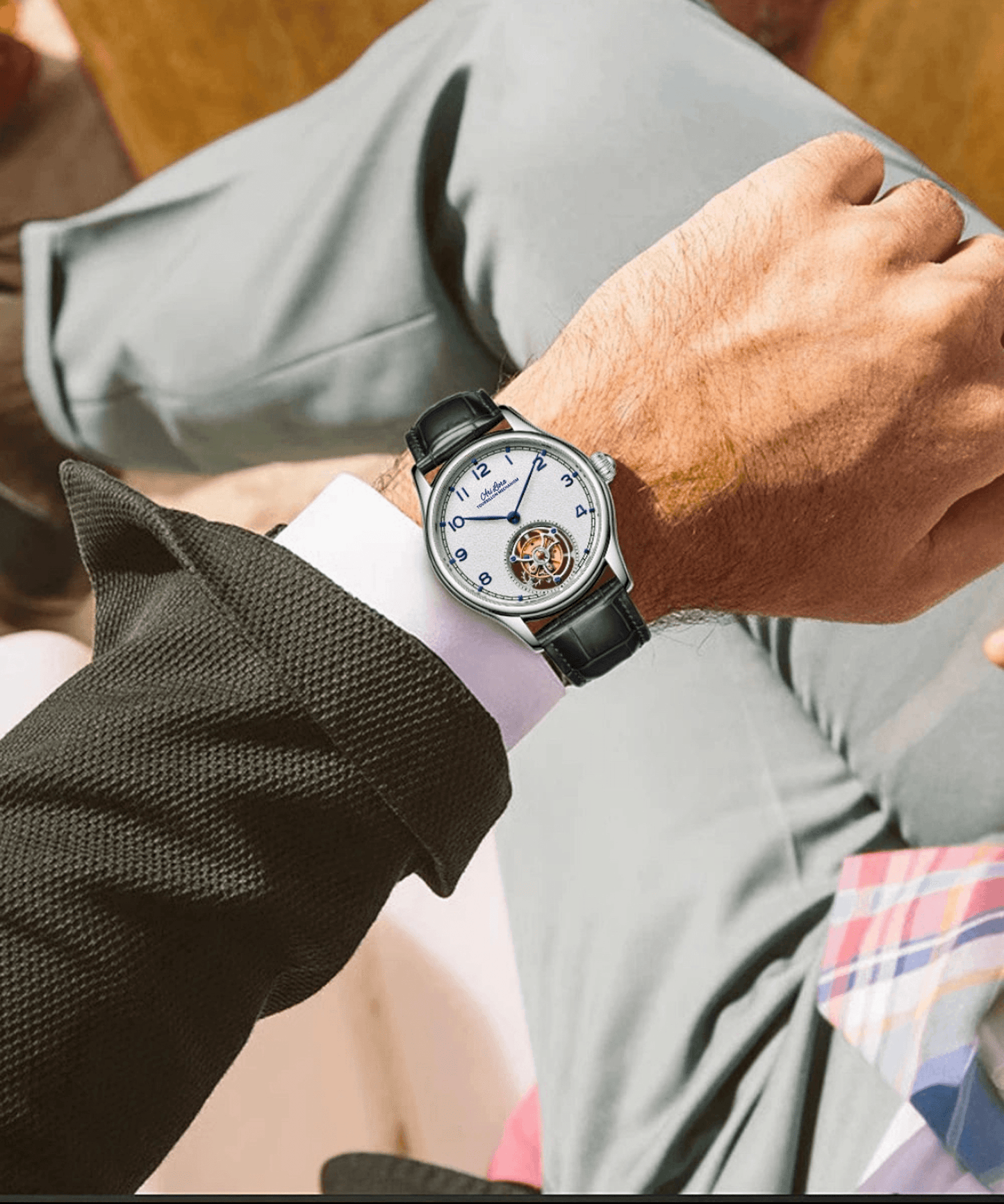 ARI LIORA,Luxury tourbillon movement timepiece mechanical watch - ARI