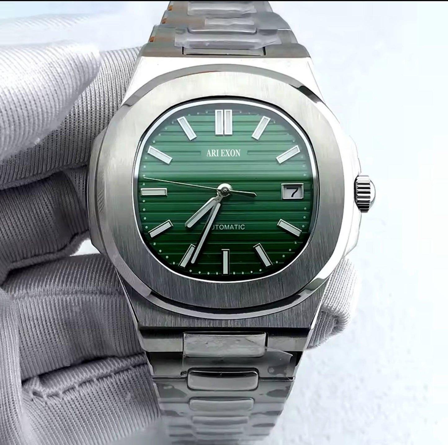 ARI EXON: timeless elegance stainless steel mechanical watch - ARI