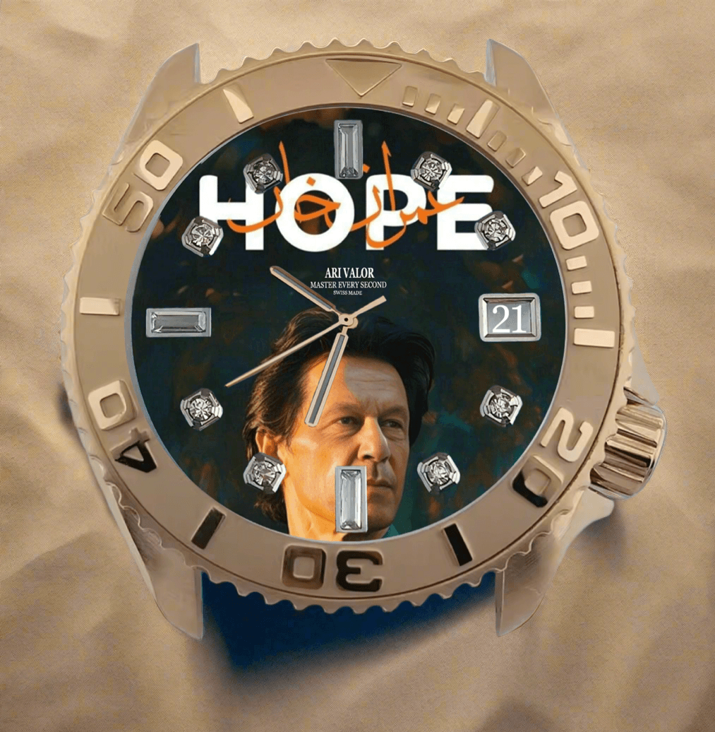 IMRAN KHAN,Valor watches stainless steel case - ARI