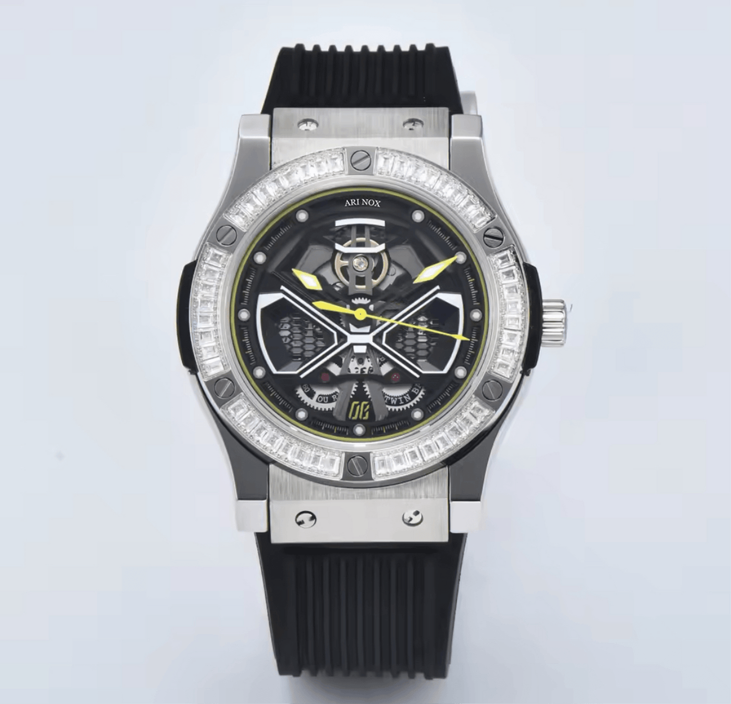 ARI NOX,Knight sapphire glass Stainless Steel mechanical watch - ARI