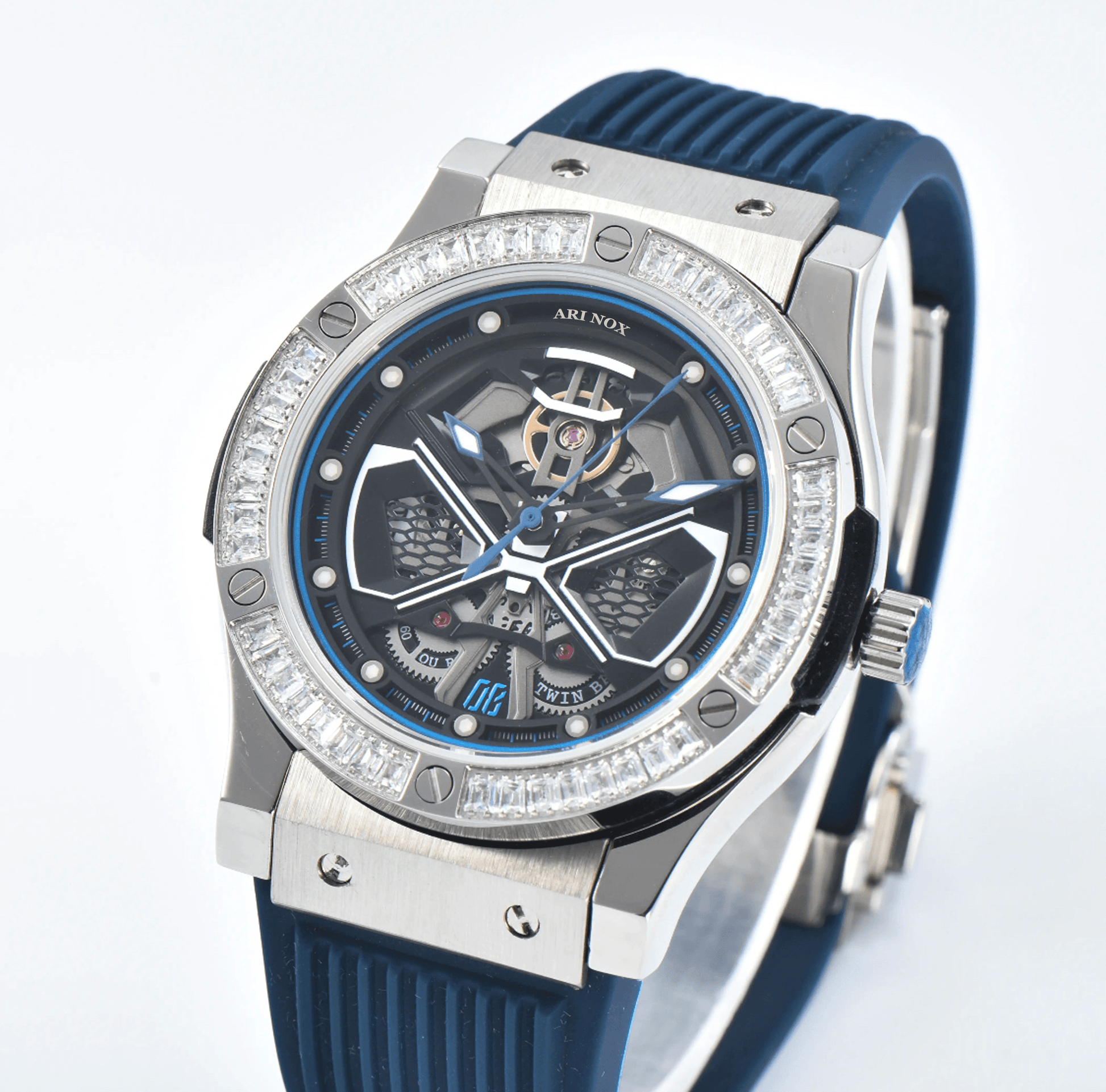 ARI NOX,Knight sapphire glass Stainless Steel mechanical watch - ARI